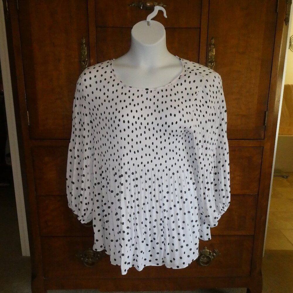 Floral & Ivy Blouse Women’s Plus Size 1X
